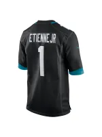 Men's Jacksonville Jaguars Travis Etienne Nike Black Game Jersey