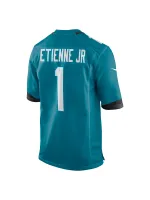 Men's Jacksonville Jaguars Travis Etienne Nike Teal Game Jersey