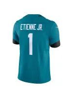 Men's Jacksonville Jaguars Travis Etienne Nike Teal Vapor F.U.S.E. Limited Jersey