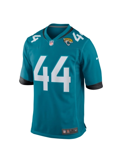 Men's Jacksonville Jaguars Travon Walker Nike Teal Player Game Jersey 02