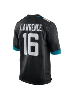 Men's Jacksonville Jaguars Trevor Lawrence Nike Black Alternate Player Game Jersey