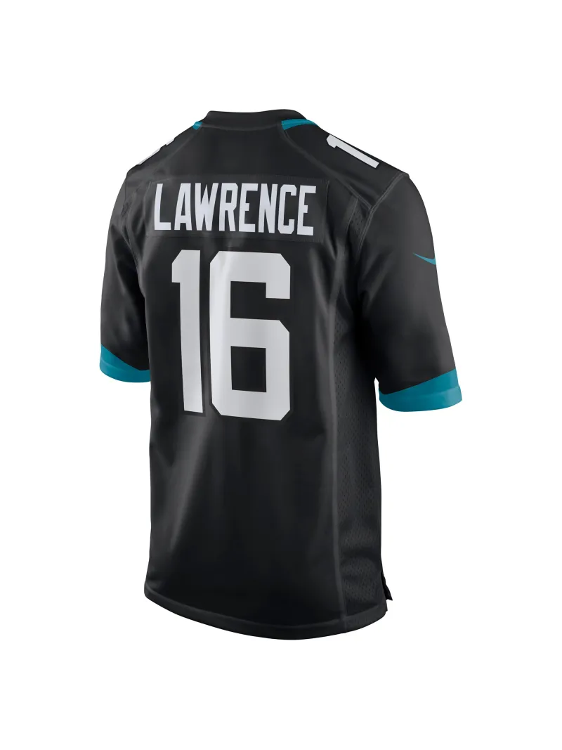 Men's Jacksonville Jaguars Trevor Lawrence Nike Black Alternate Player Game Jersey