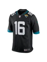 Men's Jacksonville Jaguars Trevor Lawrence Nike Black Alternate Player Game Jersey