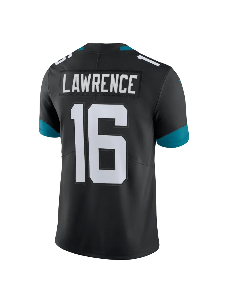 Men's Jacksonville Jaguars Trevor Lawrence Nike Black Alternate Vapor Limited Jersey
