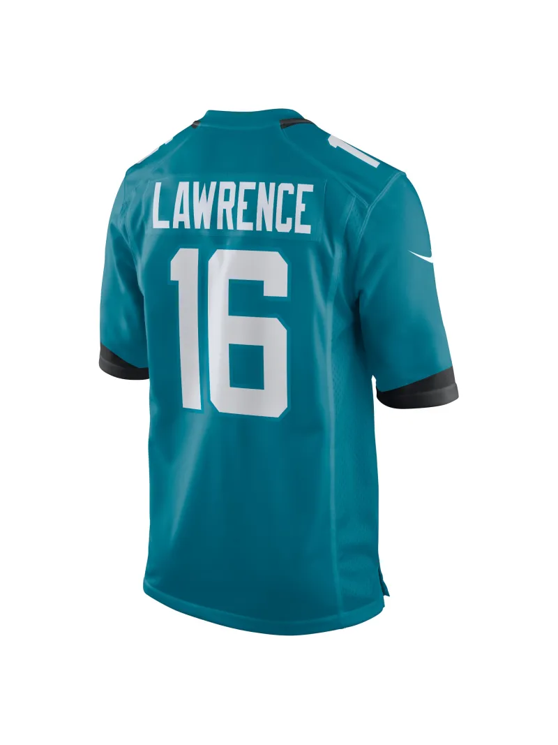 Men's Jacksonville Jaguars Trevor Lawrence Nike Teal Home Game Jersey