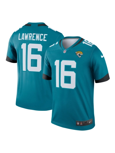 Men's Jacksonville Jaguars Trevor Lawrence Nike Teal Legend Jersey 01