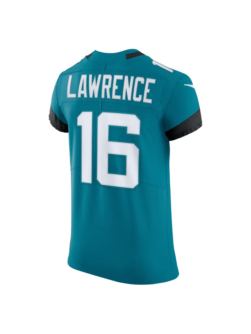 Men's Jacksonville Jaguars Trevor Lawrence Nike Teal Vapor Elite Jersey