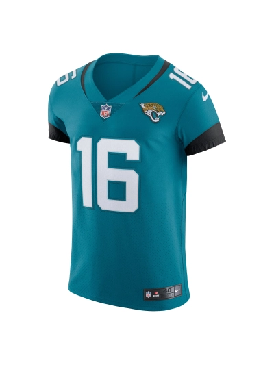 Men's Jacksonville Jaguars Trevor Lawrence Nike Teal Vapor Elite Jersey 02