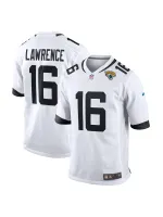 Men's Jacksonville Jaguars Trevor Lawrence Nike White Game Jersey