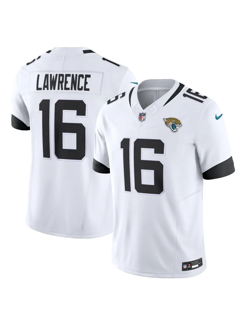 Men's Jacksonville Jaguars Trevor Lawrence Nike White Vapor F.U.S.E. Limited Jersey