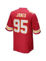 Men's Kansas City Chiefs Chris Jones Nike Red Game Jersey