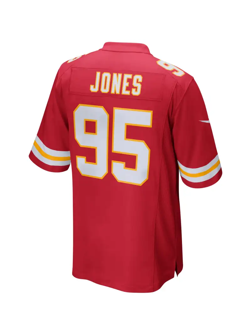 Men's Kansas City Chiefs Chris Jones Nike Red Game Jersey