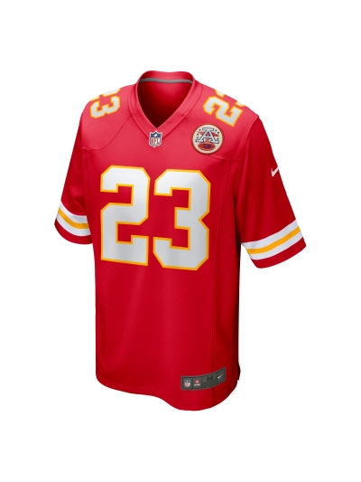 Men's Kansas City Chiefs Drue Tranquill Nike Red Game Player Jersey 02