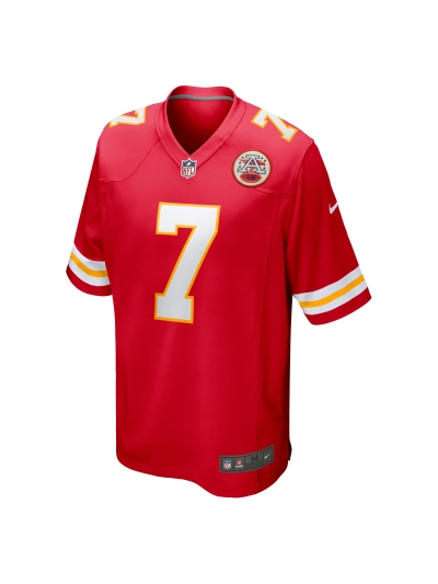 Men's Kansas City Chiefs Harrison Butker Nike Red Game Jersey 02