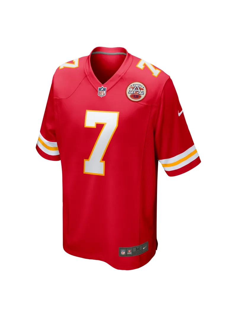 Men's Kansas City Chiefs Harrison Butker Nike Red Game Jersey