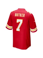 Men's Kansas City Chiefs Harrison Butker Nike Red Game Jersey