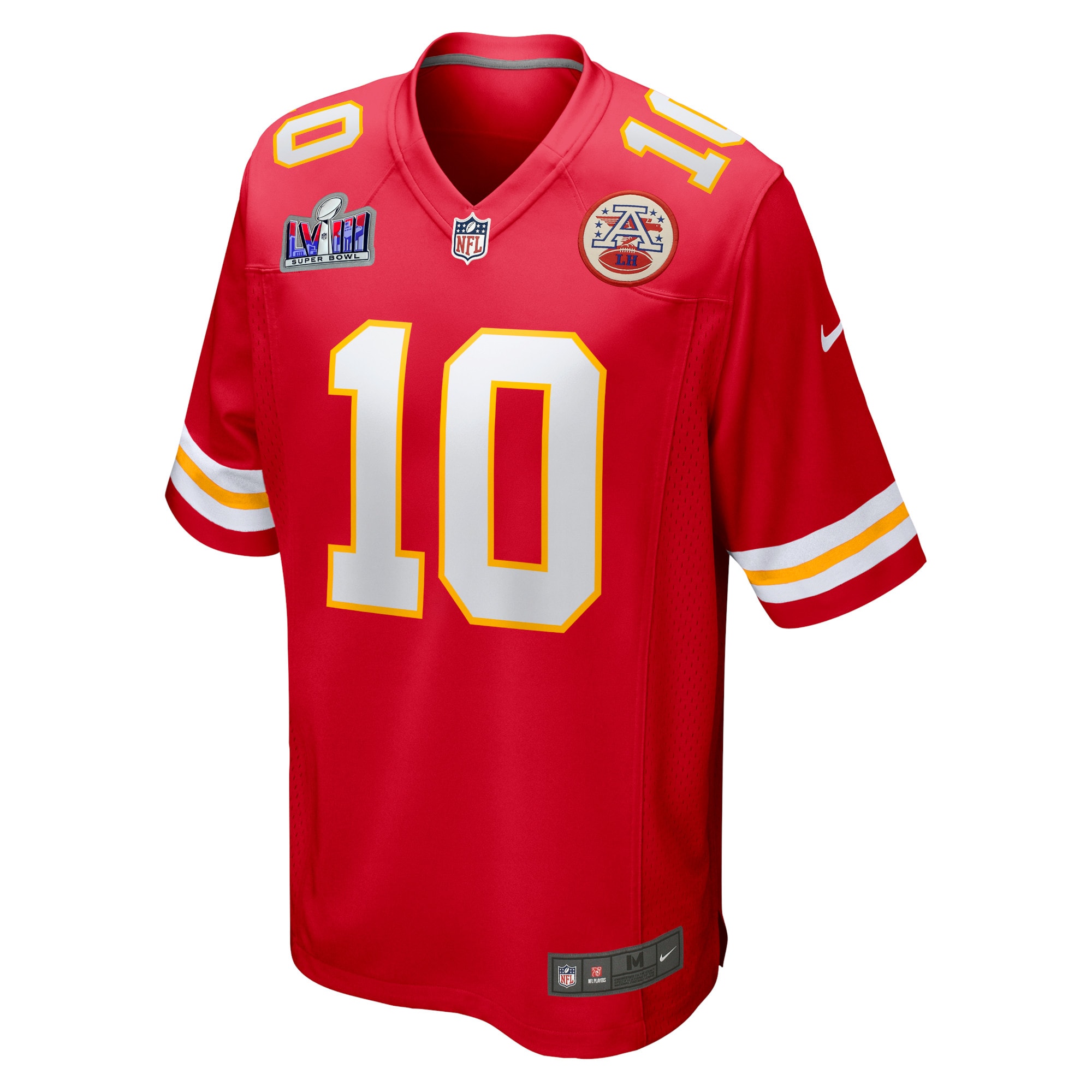 Men's Kansas City Chiefs Isiah Pacheco Nike Red Super Bowl LVIII Game Jersey