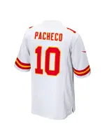 Men's Kansas City Chiefs Isiah Pacheco Nike White Away Game Player Jersey