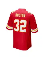 Men's Kansas City Chiefs Nick Bolton Nike Red Super Bowl LVIII Game Jersey