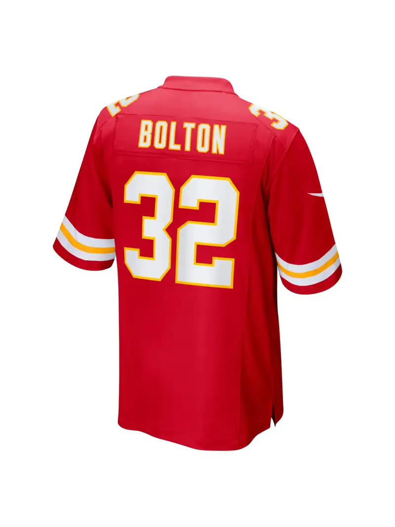 Men's Kansas City Chiefs Nick Bolton Nike Red Super Bowl LVIII Game Jersey