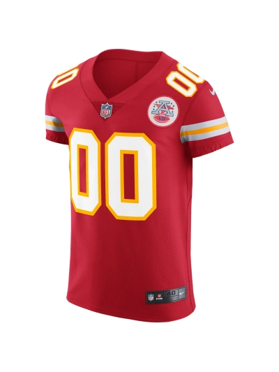 Men's Kansas City Chiefs Nike Red Vapor Untouchable Custom Elite Jersey 02