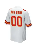 Men's Kansas City Chiefs Nike White Custom Game Jersey