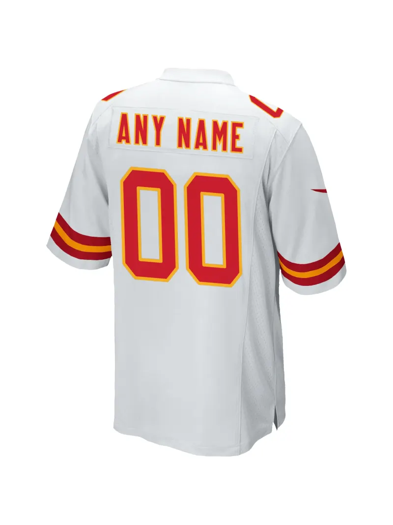 Men's Kansas City Chiefs Nike White Custom Game Jersey