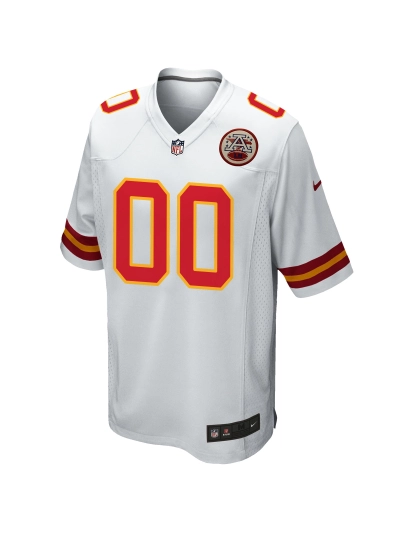 Men's Kansas City Chiefs Nike White Custom Game Jersey 02