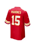 Men's Kansas City Chiefs Patrick Mahomes Nike Red Super Bowl LVII (2022 Season) Patch Game Jersey