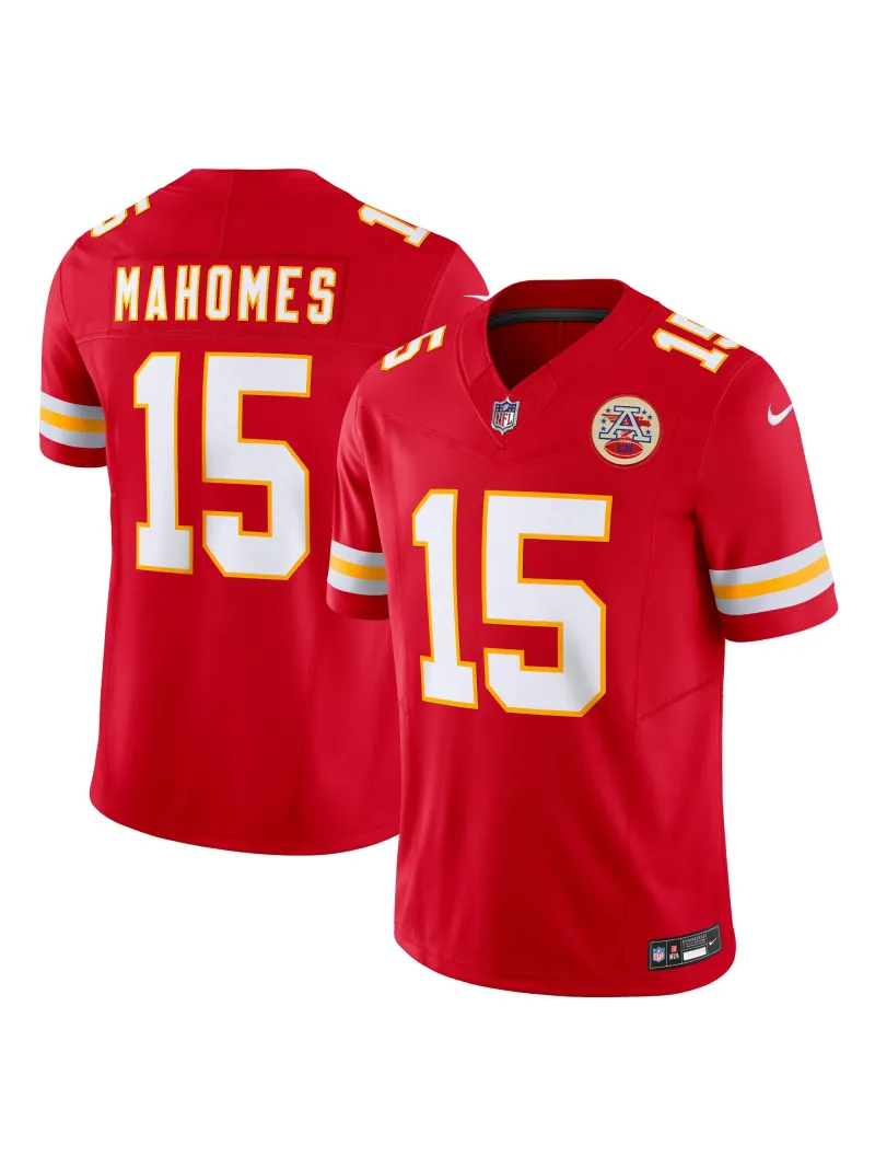 Men's Kansas City Chiefs Patrick Mahomes Nike Red Vapor F.U.S.E. Limited Jersey