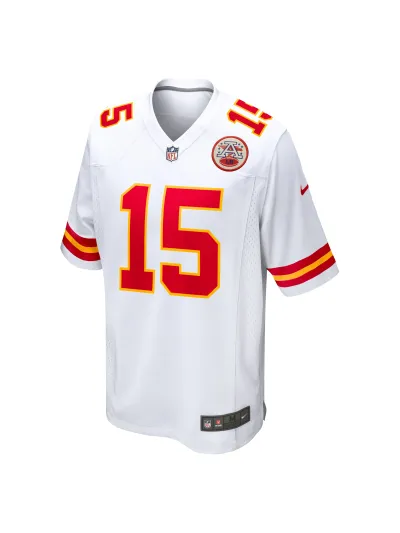 Men's Kansas City Chiefs Patrick Mahomes Nike White Game Jersey 02