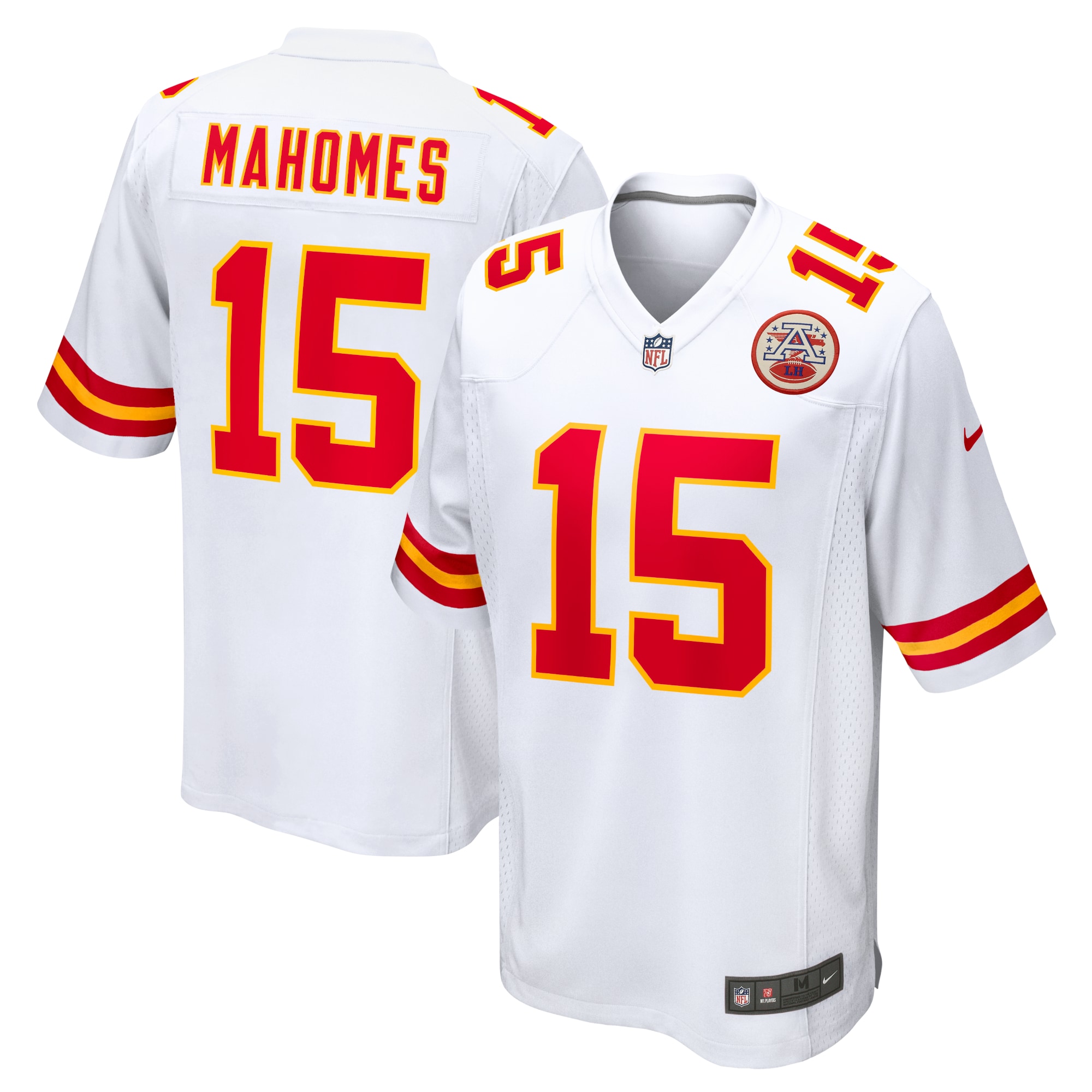 Men's Kansas City Chiefs Patrick Mahomes Nike White Game Jersey