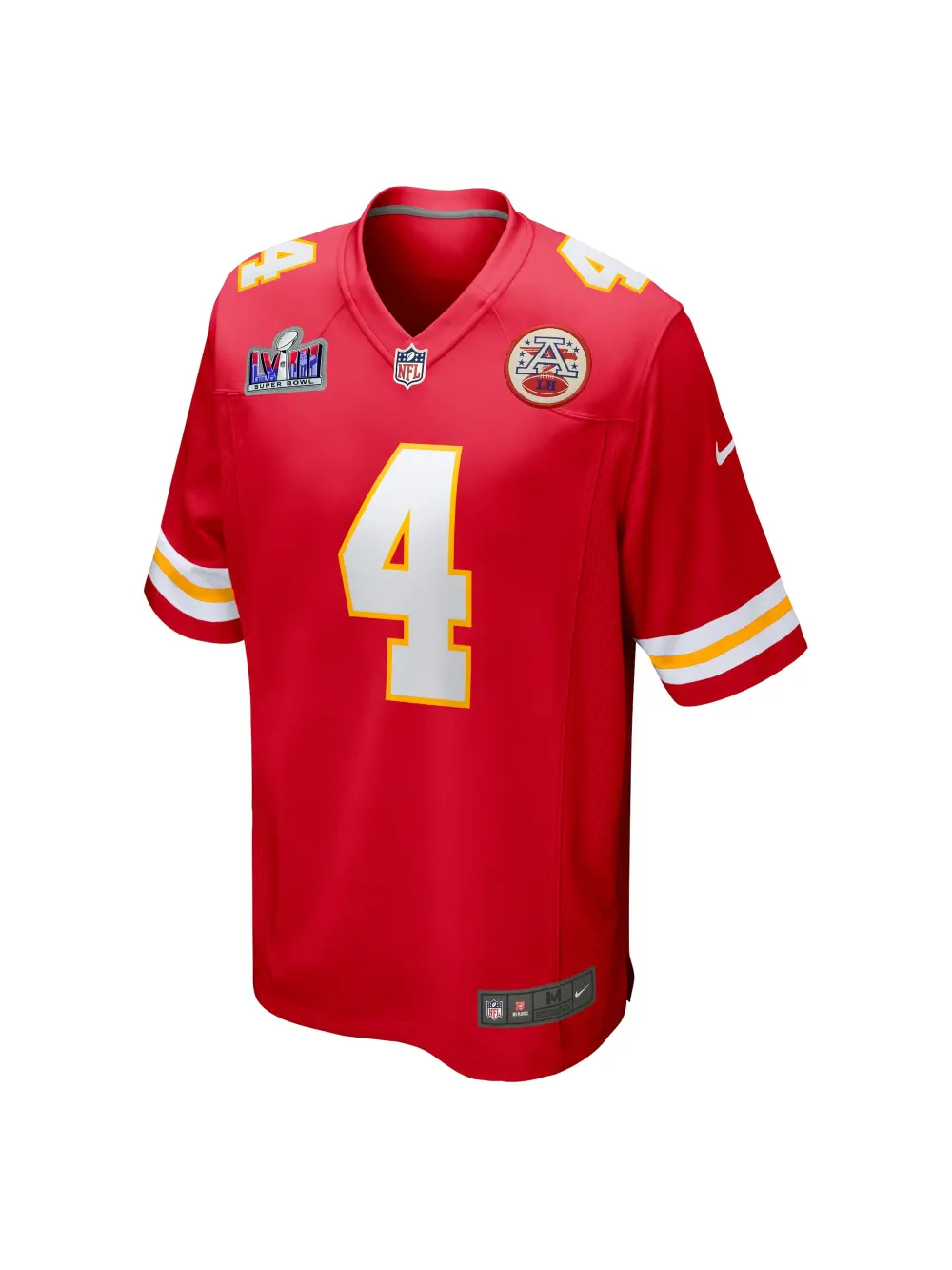 Men's Kansas City Chiefs Rashee Rice Nike Red Super Bowl LVIII Game Jersey