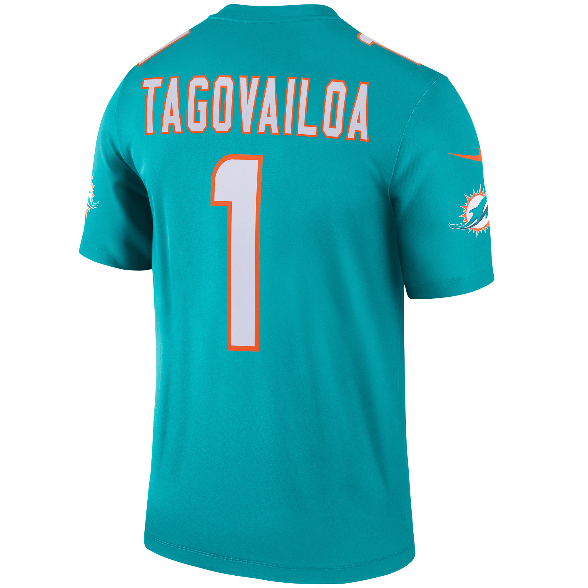 Miami Dolphins Tua Tagovailoa Nike Aqua Legend Jersey