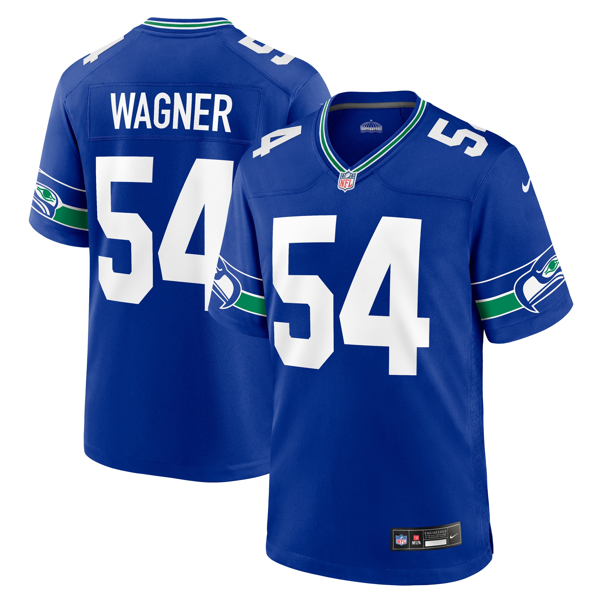 Men's Men's Seattle Seahawks Bobby Wagner Nike Royals Retro Players Game Jersey