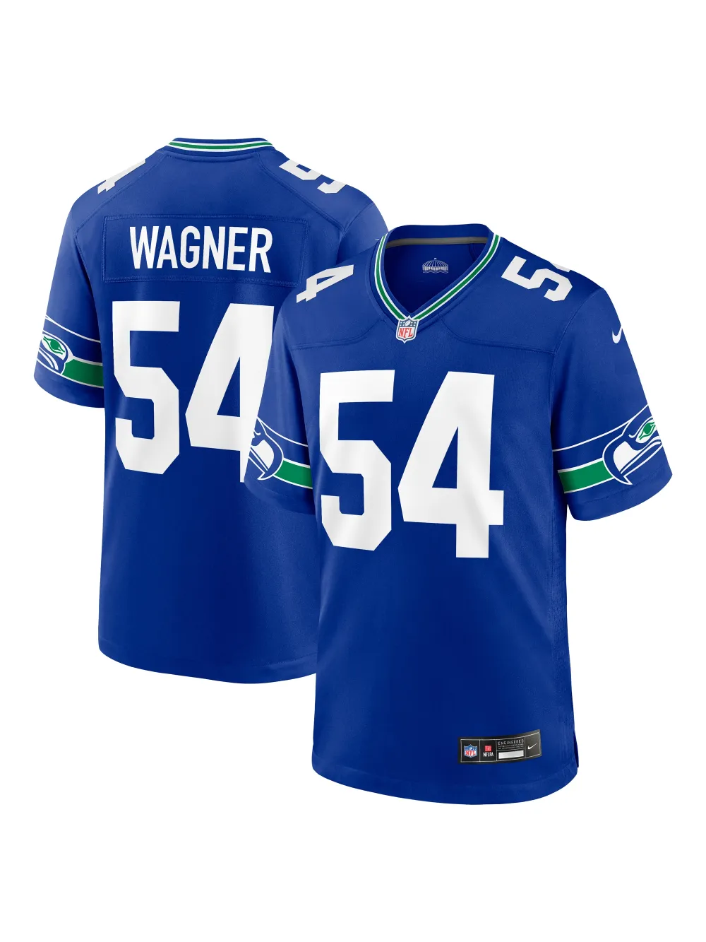 Men's Men's Seattle Seahawks Bobby Wagner Nike Royals Retro Players Game Jersey