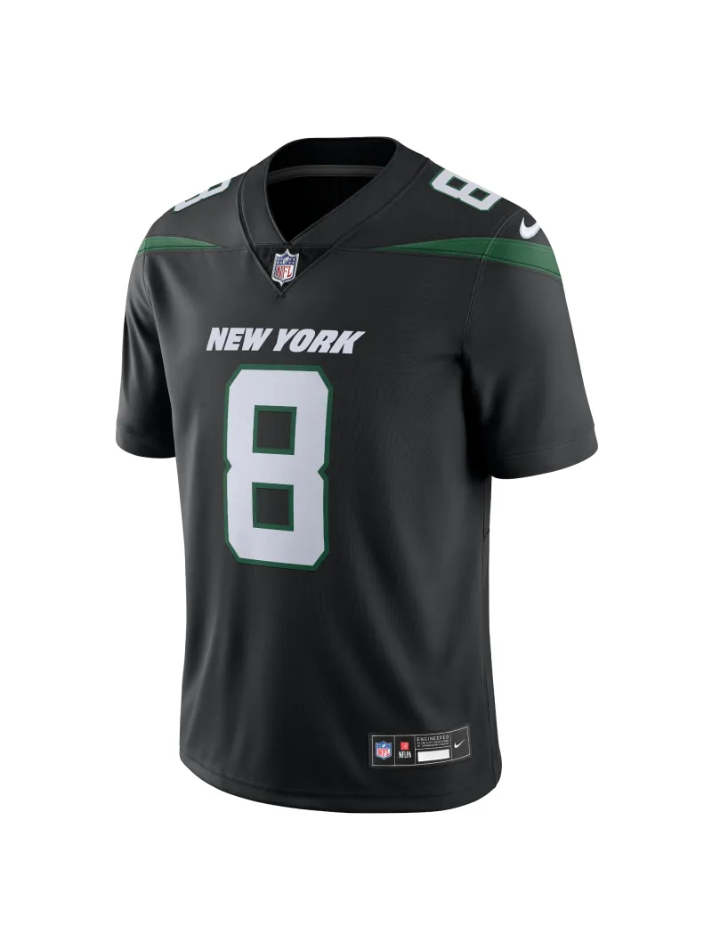 Men's New York Jets Aaron Rodgers Nike Black Vapor Untouchable Limited Edition Jersey
