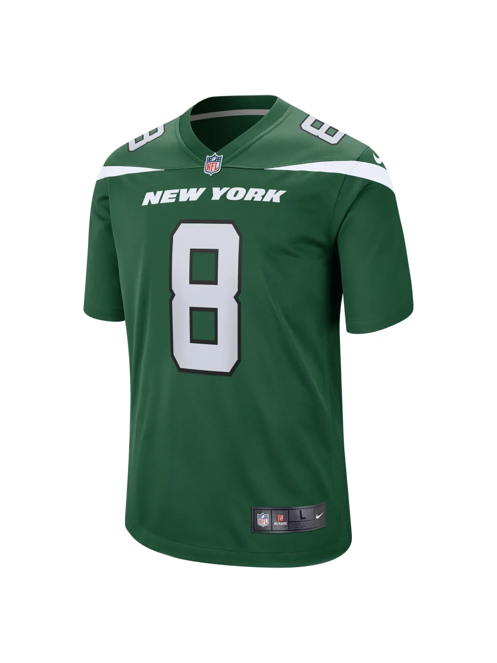 Men's New York Jets Aaron Rodgers Nike Gotham Green Game Jersey