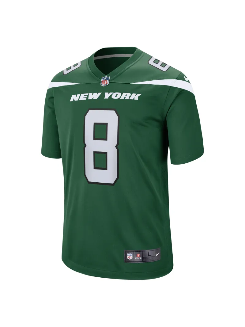 Men's New York Jets Aaron Rodgers Nike Gotham Green Game Jersey