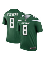 Men's New York Jets Aaron Rodgers Nike Gotham Green Legends Player Jersey
