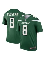 Men's New York Jets Aaron Rodgers Nike Gotham Green Legends Player Jersey