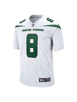 Men's New York Jets Aaron Rodgers Nike White Game Jersey