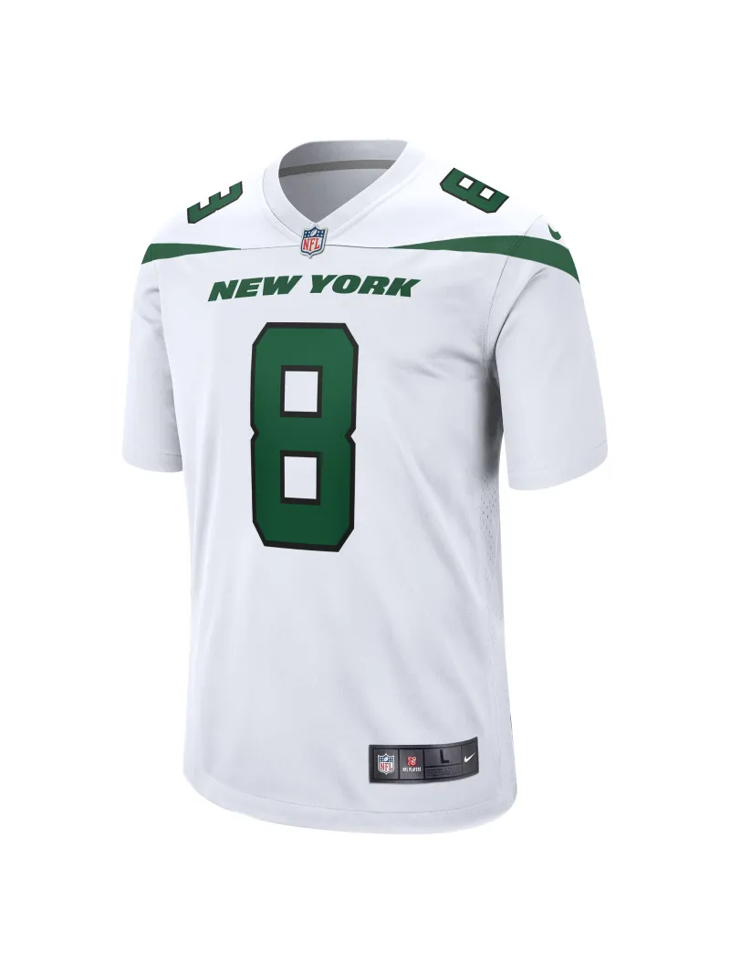 Men's New York Jets Aaron Rodgers Nike White Game Jersey