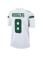 Men's New York Jets Aaron Rodgers Nike White Game Jersey