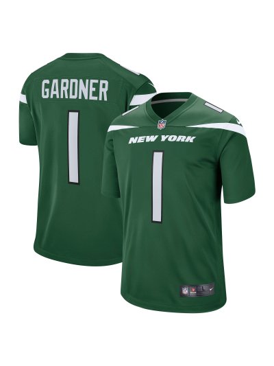 Men's New York Jets Ahmad Sauce Gardner Nike Gotham Green Vapor Untouchable Limited Edition Jersey 01