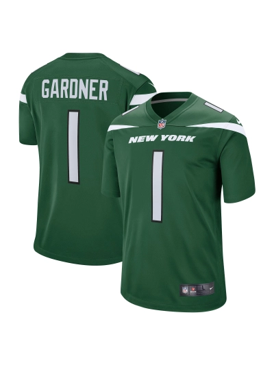 Men's New York Jets Ahmad Sauce Gardner Nike Gotham Green Vapor Untouchable Limited Edition Jersey 01