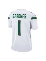 Men's New York Jets Ahmad Sauce Gardner Nike White Players Game Jersey
