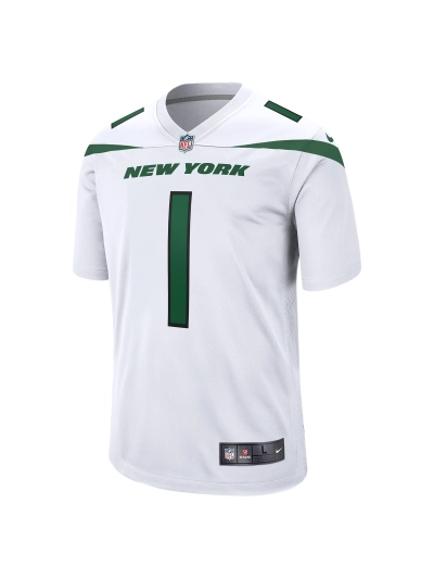 Men's New York Jets Ahmad Sauce Gardner Nike White Players Game Jersey 02