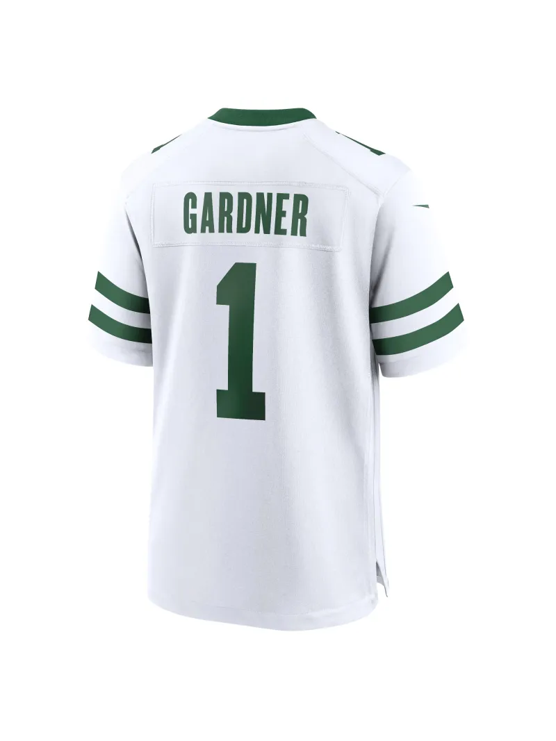 Men's New York Jets Ahmad Sauce Gardner Nike White Vapor FUSE Limited Jersey