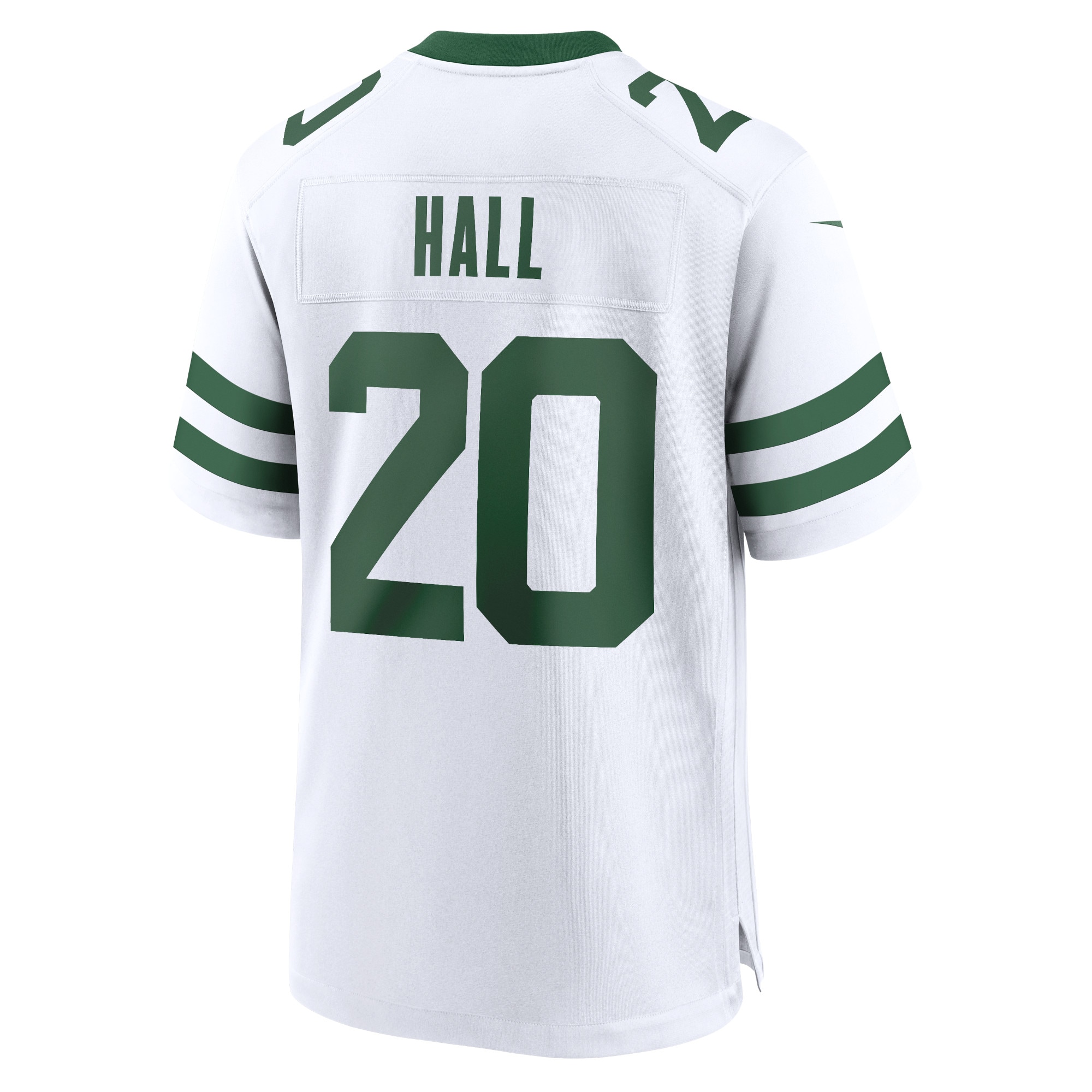 Men's New York Jets Breece Hall Nike White Legacy Players Game Jersey